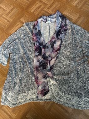 Catherine’s Open Front Kimono- 3X